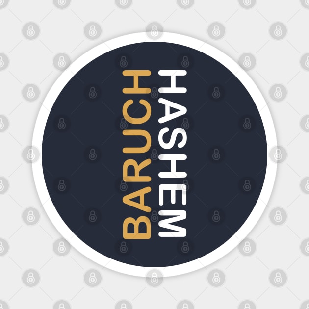 Baruch HaShem – Vertical Magnet by Thank HaShem